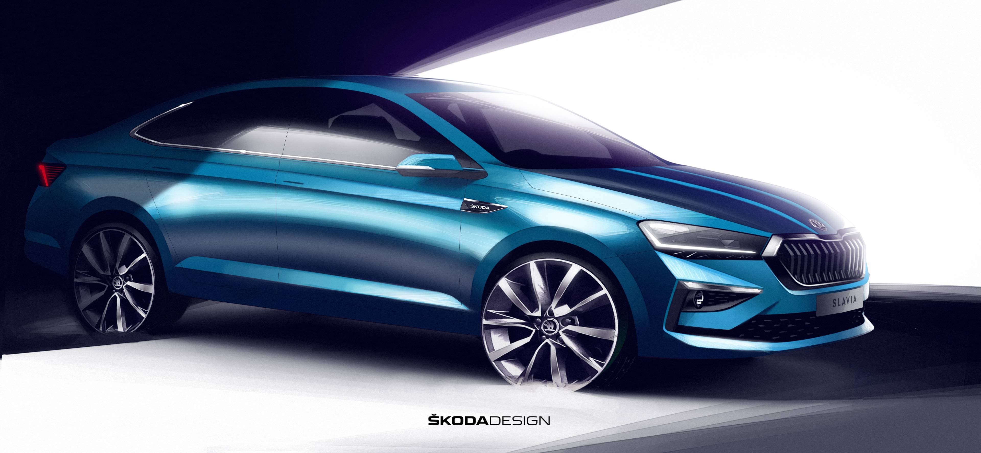 Skoda обновила компактный седан Slavia для развивающихся рынков
